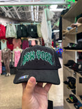 Gorra New York calaveras green